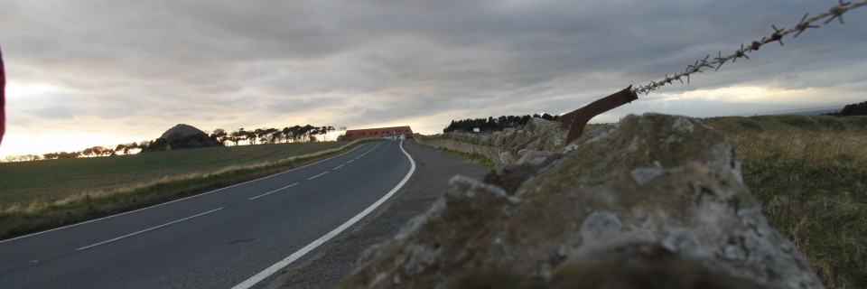 Straße bei North Berwick