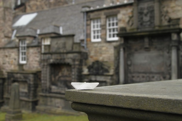 Das Schiffchen auf Greyfriars Cemetery, wo Bobby begraben liegt.