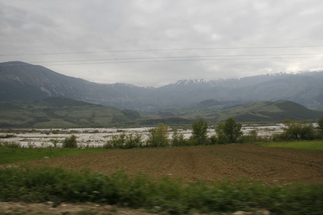 Zwischen Gjirokaster und der albanisch-griechischen Grenze