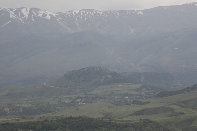Zwischen Gjirokaster und der albanisch-griechischen Grenze