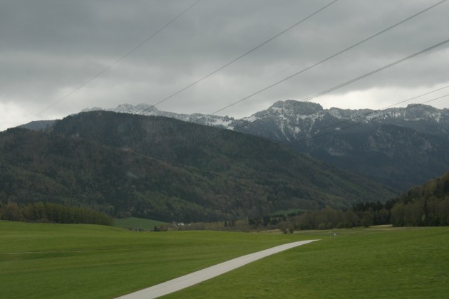 Unterwegs auf der A8 zwischen München und Salzburg