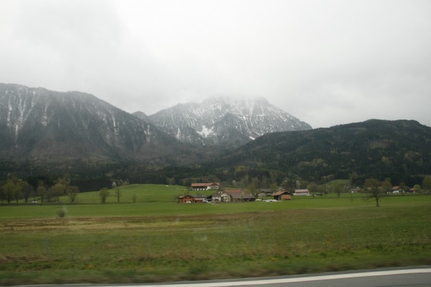 Unterwegs auf der A8 zwischen München und Salzburg