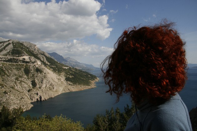 Kurze Pause an der Adriaküste zwischen Split und Dubrovnik