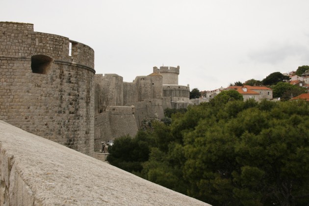 Festung Dubrovnik, die nördlichen Wälle und Bastionen