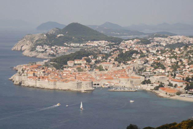 Postkartenblick auf die Altstadt von Dubrovnik