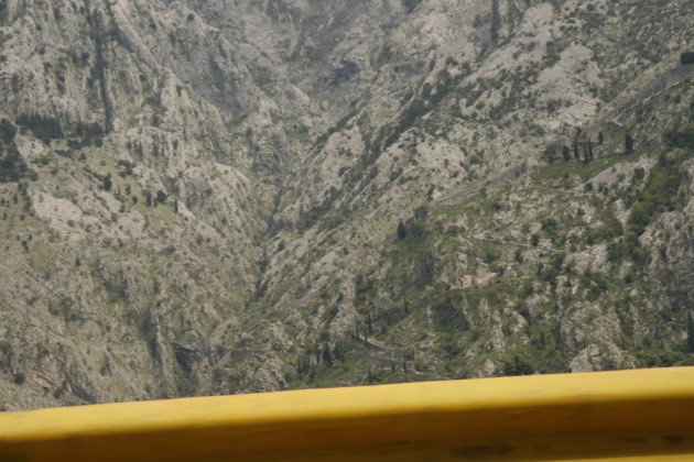 In den Bergen bei Kotor in Montenegro