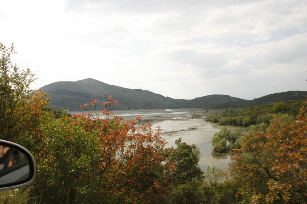 Der Nationalpark Skutarisee in Montenegro an der Grenze zu Albanien.