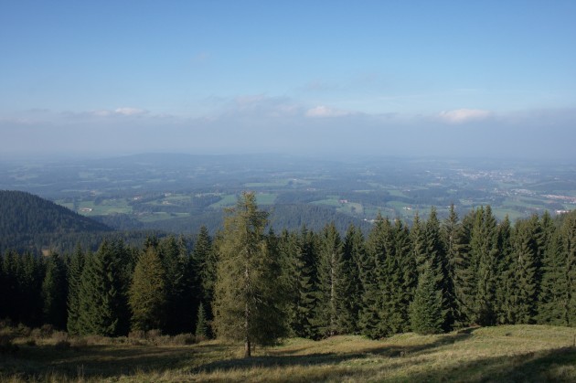 Blick über die Alpen beim Tegernsee