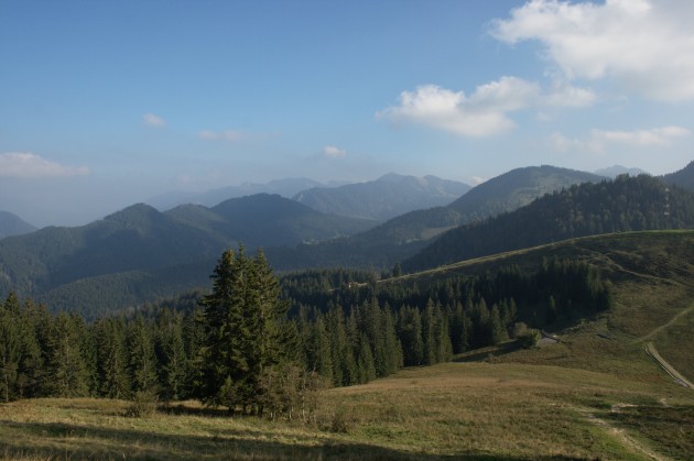 Alpenpanorama östlich des Tegernsees