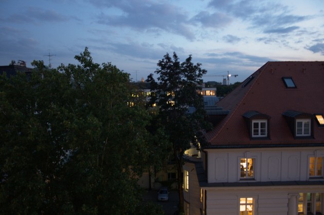 Blick auf die Franz-Josef-Straße in München