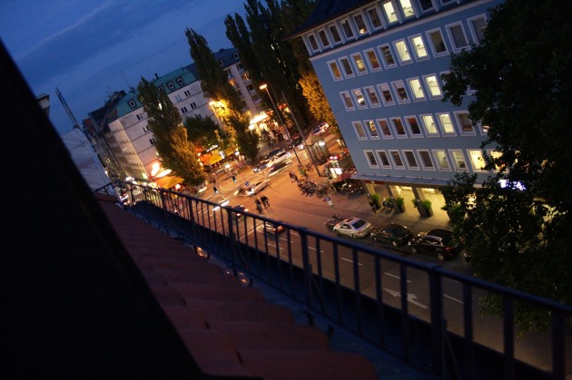 Blick auf die Franz-Josef-Straße in München