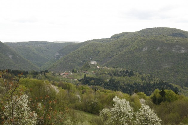 Letzte Rast in Slowenien kurz vor der Grenze zu Kroatien südlich von Kocevje auf der Straße 106