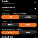 ocNews MeeGo 1.5.0 Sorting Options