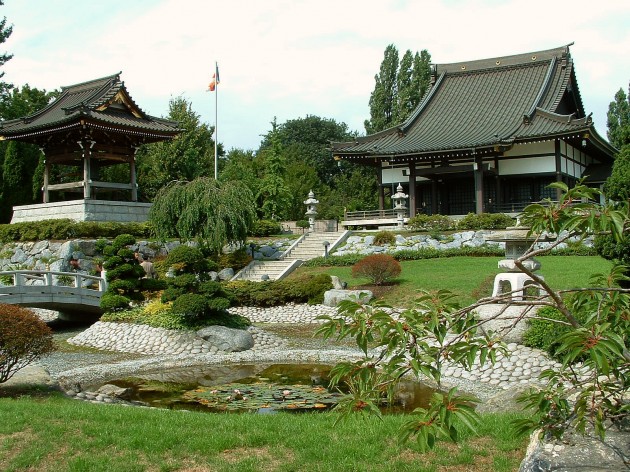 Tempelgarten des EKŌ-Hauses