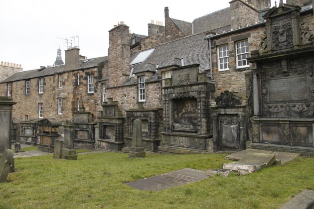 Freyfriars Cemetery in Edinburgh