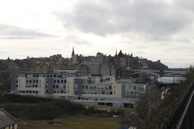 Blick auf Edinburgh vom alten Parlament aus.