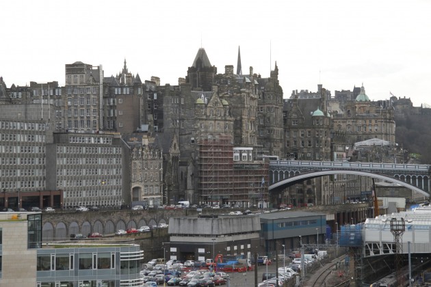 Blick auf Edinburgh vom alten Parlament aus.