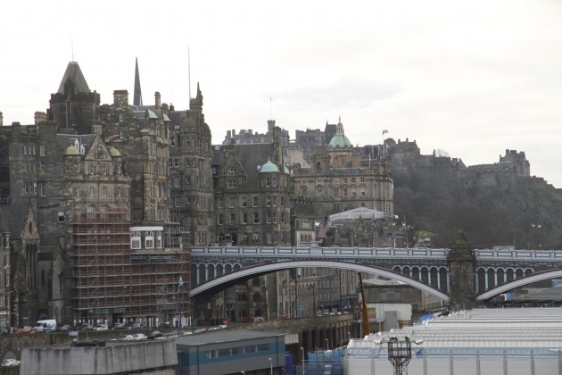 Blick auf Edinburgh vom alten Parlament aus.