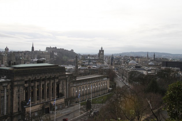 Blick vom Calton Hill auf Edinburgh