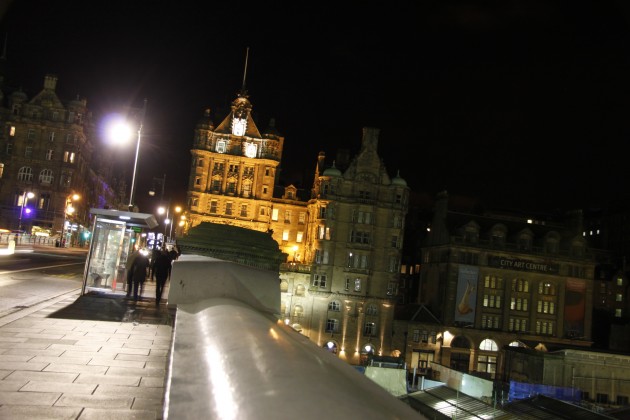 North Bridge Edinburgh, Blick nach Süden