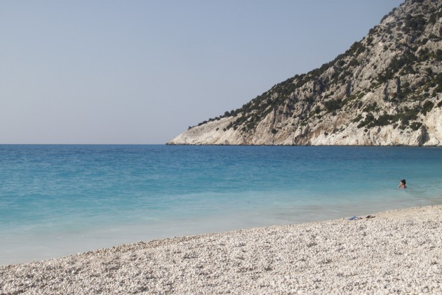 Am Strand Myrtos