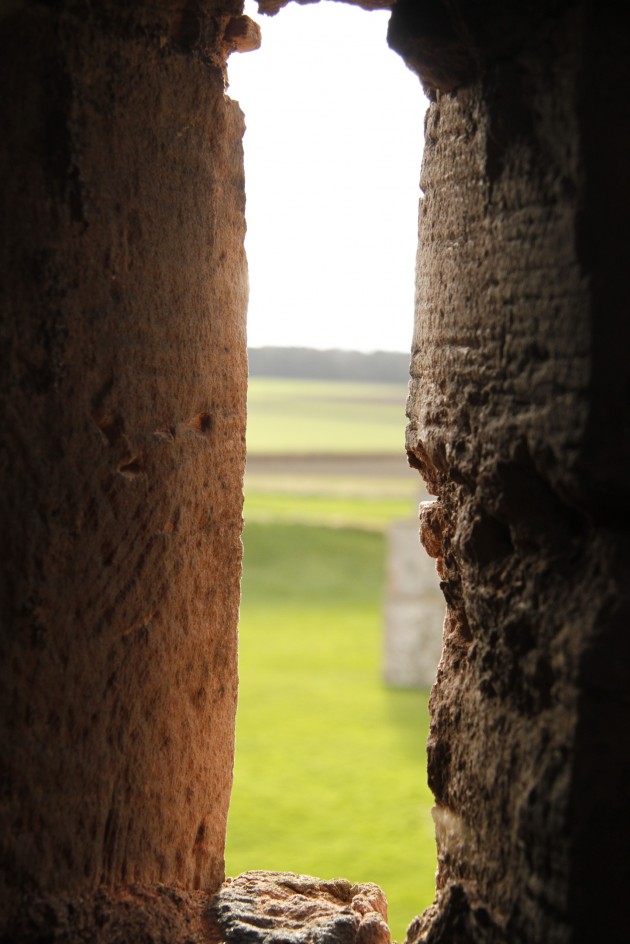 In den Gemäuern von Tantallon Castle