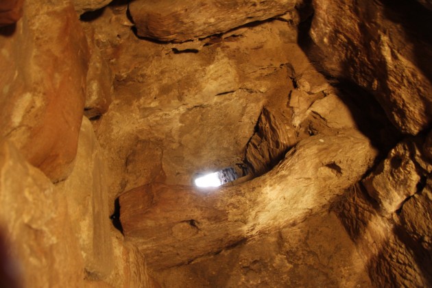 Plumpsklo in Tantallon Castle