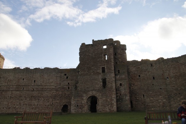 Innenbereich von Tantallon Castle