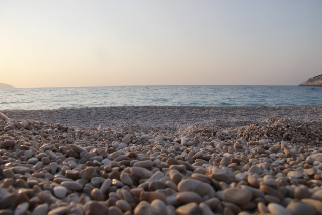 Am Strand Myrtos