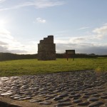 Tantallon Castle, Vorhof