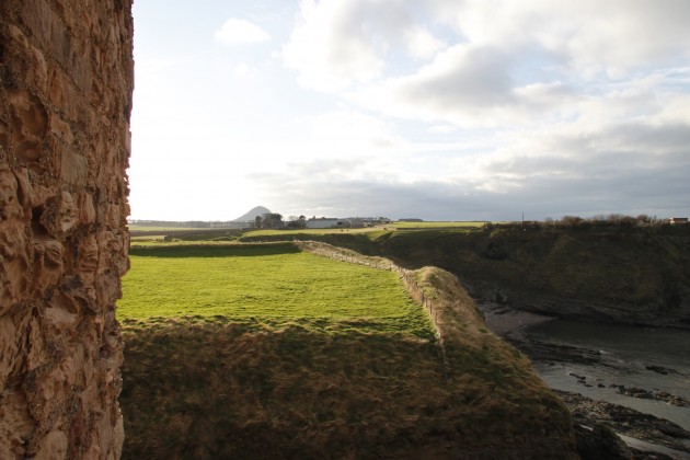 In den Gemäuern von Tantallon Castle