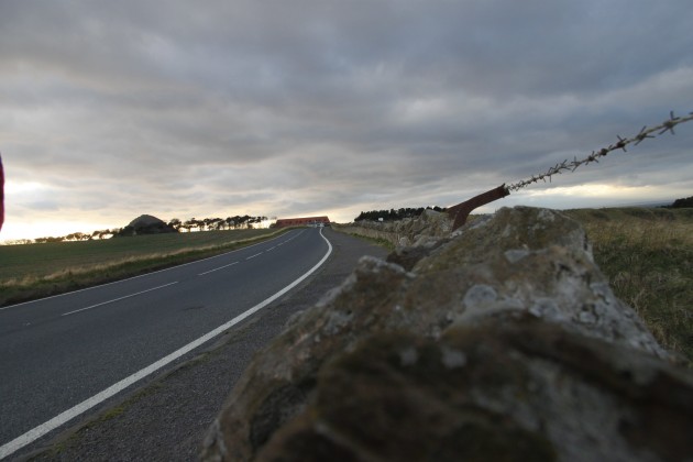 Straße zwischen North Berwick und Canty Bay