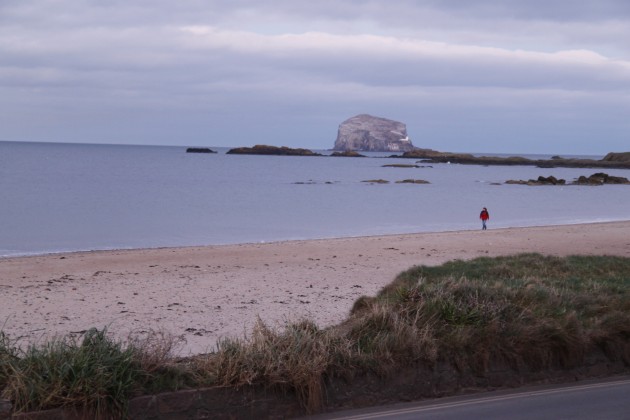 Am Stand von North Berwick