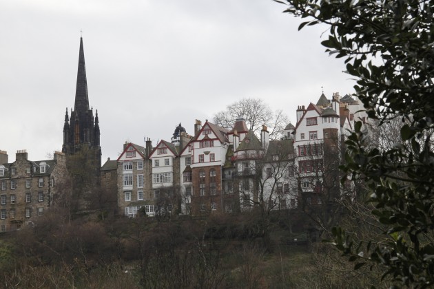 Princes Street Gardens, Blick auf das Scott Monument