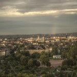 Stadt, Land, Fluss